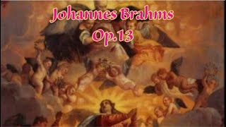 Johannes Brahms  Op13 Begräbnisgesang in C minor [upl. by Dorina]