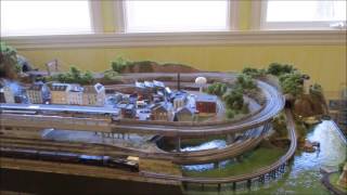 N scale model train layout [upl. by Hosbein112]