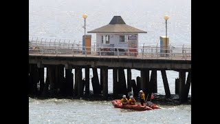 Body found after man 21 vanishes while swimming in water at Clacton Pier [upl. by Ggerc706]