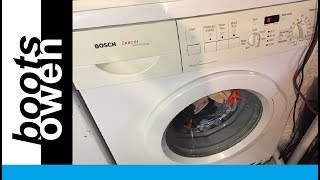 Bosch washing machine 1 min error [upl. by Aisanahta882]