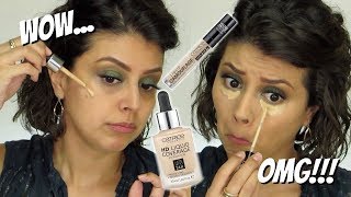 CATRICE COSMETICS FOUNDATION amp CONCEALER  WEAR TEST  REVIEW [upl. by Petes953]