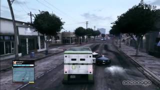 GTA V  Armored Truck Robbery Gruppe 6 [upl. by Akinajnat18]