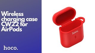 Hoco CW22 Wireless charging case for AirPods [upl. by Ylek]