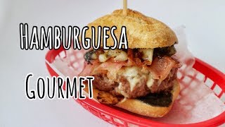 HAMBURGUESA GOURMET con Alioli de Ajos Negros [upl. by Neeruam]