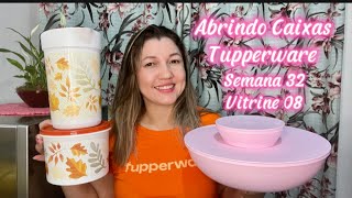 Abrindo Caixas Tupperware Semana 32 Vitrine 08  2024 [upl. by Tengler]