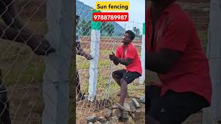 Sun fencing 5ft chainlink installation fencing chainlinkfence [upl. by Millford940]