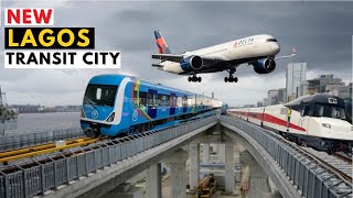 New Lagos Transit City How Lagos Train System Takes You Straight to the Airport [upl. by Jagir]