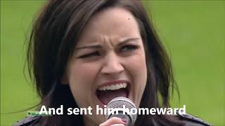 Amy MacDonald sings Flower of Scotland with lyrics [upl. by Jocko670]