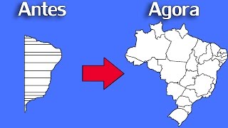 Evolução do Território Brasileiro [upl. by Linsk]