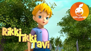 RIKKI TIKKI TAVI Episode 1  cartoons for kids  stories for children  Jungle book by R Kipling [upl. by Yannodrahc]