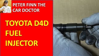 How to disassemble Toyota D4D diesel fuel injector Clean and Inspection [upl. by Fortunato]