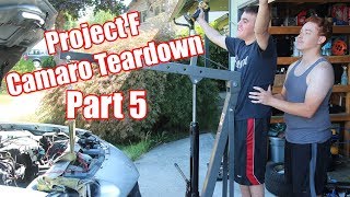 Project F L67 Camaro Teardown Part 5 We Seperated the Engine Technically [upl. by Debbie]