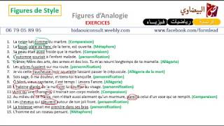 Comparaison Allégorie Métaphore Personnification Exercices corrigés [upl. by Glenn]