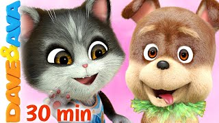 🐱Oscar Song and More Nursery Rhymes amp Kids Songs by Dave and Ava 🐶 [upl. by Ydoow]