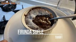 Fırında 2 Kişilik Sufle Tarifi Üstelik Çikolatasız🍫🍫 [upl. by Annuahs]