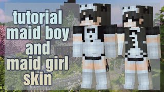 Tutorial  Maid Skin  Pixel Gun 3D 🗝️ [upl. by Klinges213]