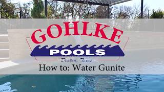 How To Water Gunite [upl. by Chic247]