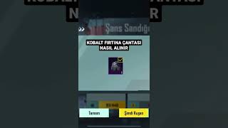 En İyi Çanta 😱🔥  Kobalt Fırtına Çantası Nasıl Alınır  PUBG Mobile Şans Sandığı Drobu AG shorts [upl. by Lenrad]