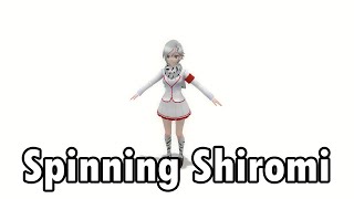 Spinning Shiromi GMOD  Yandere Simulator [upl. by Eindys654]