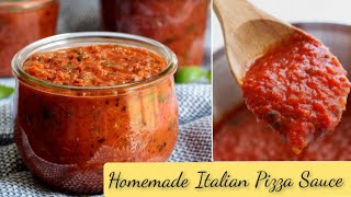 Homemade Italian Pizza Sauce Recipe  Pizza Sauce  Best Tomato sauce English Subtitle [upl. by Messab]