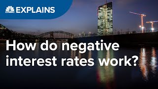 How do negative interest rates work  CNBC Explains [upl. by Pearle]