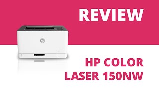 HP Color Laser 150nw A4 Colour Laser Printer [upl. by Crosse]