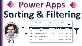 Power Apps Sort and Filter on Multiple Columns [upl. by Dalston]