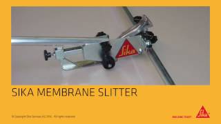 Sika® Membrane Slitter [upl. by Claire]