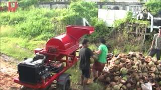 Starke MDDS380 Shredder Machine for Coconut and biodegradable substrates [upl. by Aicilat]