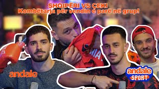 SHQIPËRI VS ÇEKI Kombëtarja për vendin e parë në grup  ANDALE SPORT EPISODI 2 [upl. by Warrenne]