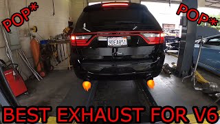 DODGE DURANGO GT BIG BOZ EXHAUST DRIVE BYS AND PULLS BEST EXHAUST [upl. by Waxler29]