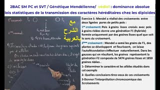 vidéo 1  Monohybridisme cas de dominance absolue [upl. by Renferd757]