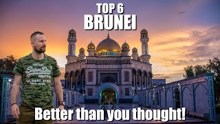 BRUNEI  TOP 6 Things to do  Places  Best Tourist Attractions [upl. by Enahsal]