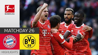 Bayern Flexing Their Muscles  Bayern München  Borussia Dortmund  Highlights  MD 26 – BuLi 2223 [upl. by Nuahsor]