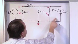 Lesson 2  Node Voltage Problems Part 1 Engineering Circuits [upl. by Oicapot]