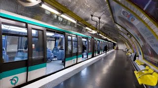 Travel in Paris Metro Line 1  RATP  Paris [upl. by Sirad385]