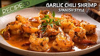 You must try these Chili amp Garlic Shrimp with smoked paprika [upl. by Dlorag793]