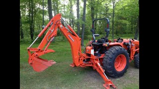 Kubota BH92 Backhoe and Hydraulic Thumb  Part 1 Detailed Step By Step Assembly and Installation [upl. by Inna]