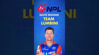 David Warner in Nepal Premier League 2024  Team Lumbini Approached Star Australian Batsmen npl [upl. by Gipson972]