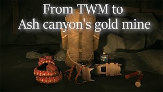 Safest way to Ash canyons gold mine from Timberwolf mountain  The Long Dark [upl. by Ramsa]