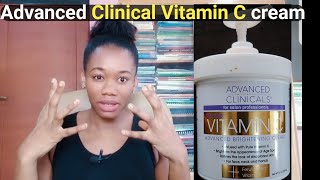 Advanced Clinicals Vitamin C cream Advanced brightening cream  vitamincadvancebrighteningcream [upl. by Moberg488]