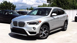 2017 BMW X1 xDrive28i In Depth First Person Look [upl. by Einaeg705]