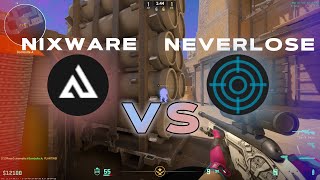 Nixwarecc VS Neverlosecc  CS2 HvH [upl. by Blodget]