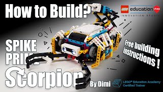 How to build LEGO SPIKE Prime Scorpion [upl. by Barmen257]