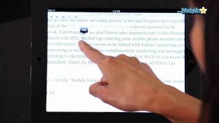 How to Copy and Paste on The iPad [upl. by Goeger475]