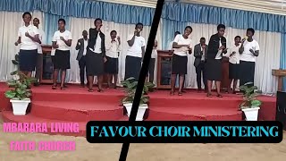 Favour choir Ministering at Mbarara Living Faith Church [upl. by Akinehc965]