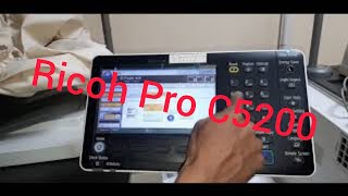 Review Ricoh Pro C5200 [upl. by Eniamraj]