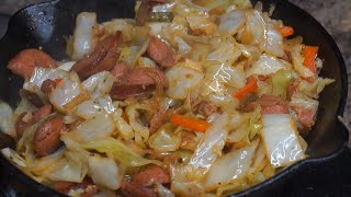 How To Make Fried Cabbage  Ray Macks Kitchen and Grill [upl. by Netram471]