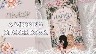 💍 New and Hot A wedding sticker book for you plannerstickers wedding rongrongdevoe [upl. by Elianore]