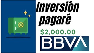 Inversión bbva mexico cuanto dinero meda bbva por invertir [upl. by Blasius662]